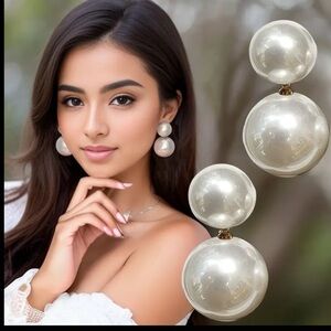 Elegant Pearl Drop Earrings